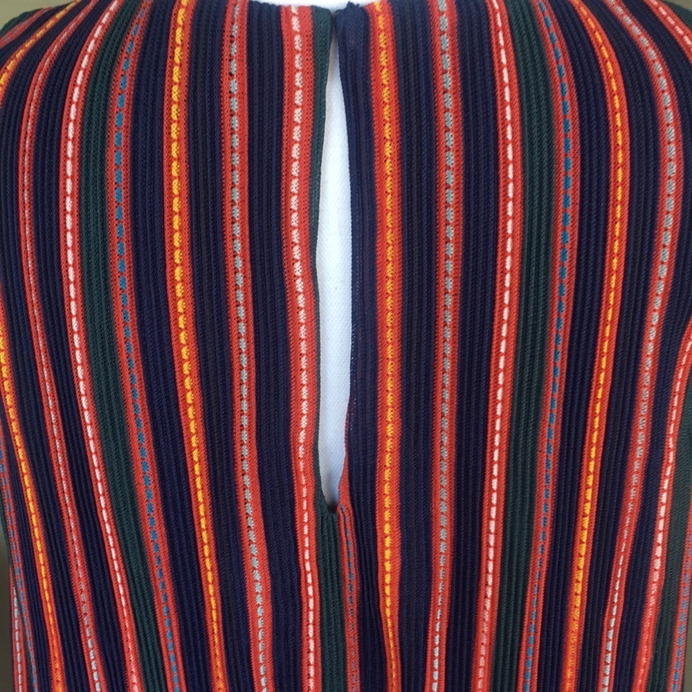 Adrianna Papell Striped Sleeveless Mini Dress - Picture 8 of 11